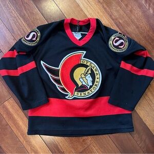 Vintage 90s Ottawa Senators CCM Jersey Youth Small NHL Hockey